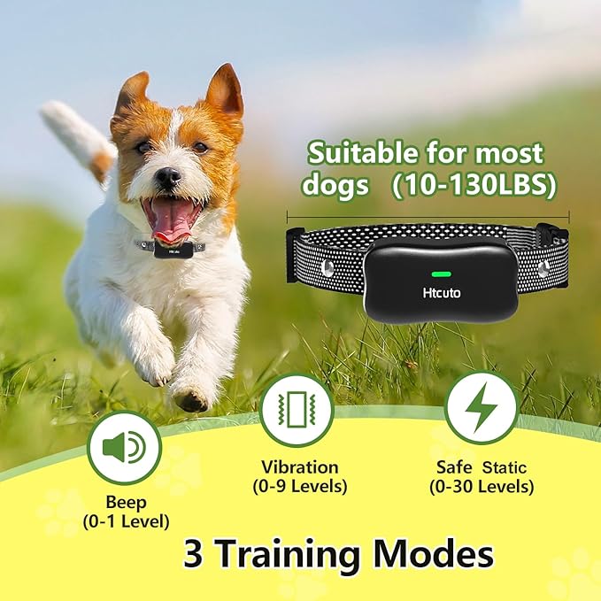 X3 Wireless Dog Fence & Training Collar for 2 Dogs, 3500FT Adjustable Fence & 6100FT Remote Collar, IPX7 Waterproof, 185 Days Standby Rechargeable Battery, 3 Training Modes, 10-130 lbs