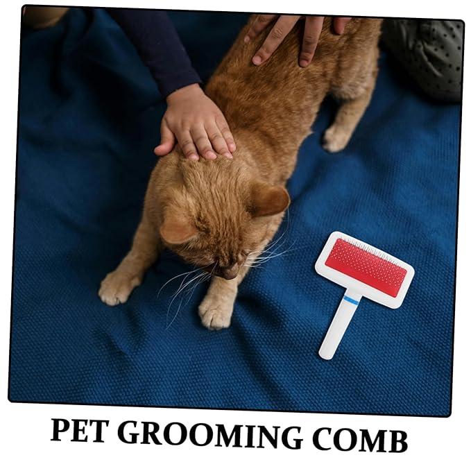 BESPORTBLE 5Pcs Pet Grooming Brush Shedding Tangle Removal Tool for Dogs Cats Gentle Sensitive Skin for All Breeds Multipurpose Pet Grooming Comb