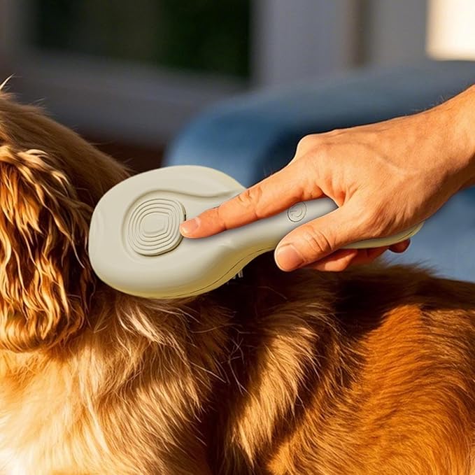 Cat Steam Brush, Anti-Static Quick Brush, Cat Grooming Tool, for Outdoor Detailing Home Cleaning Indoor Bathing Grooming Daily Travel Puppy Kitten