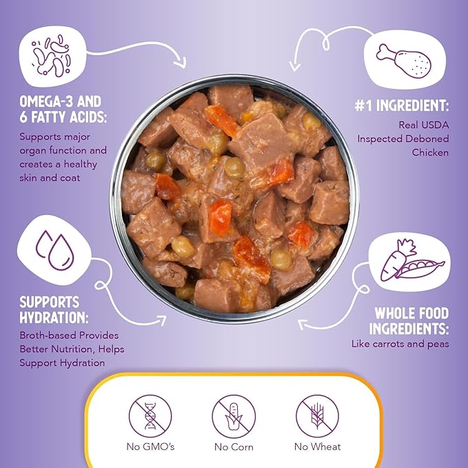 Health Extension Chunky Chicken Stew Grain-Free Wet Dog Food, 12.5 oz – Protein-Rich Recipe, Hydration Support, Ideal for All Breeds (Case of 12 Cans)