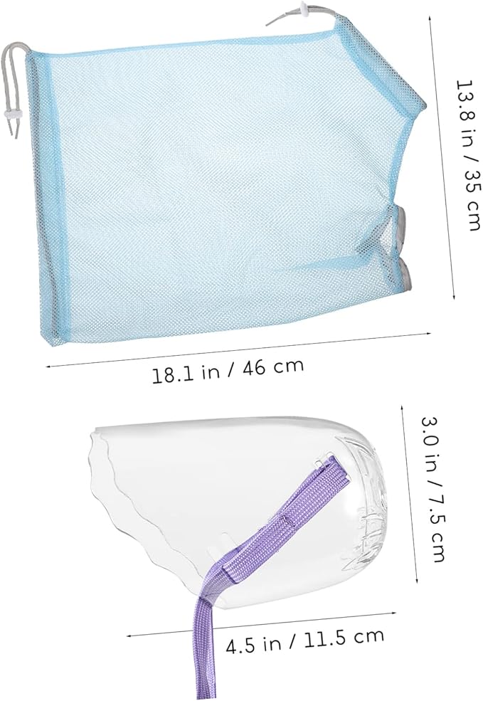 Cat Grooming Bag Muzzle Kitten Bathing Washing Bag Comfortable Net for Cats