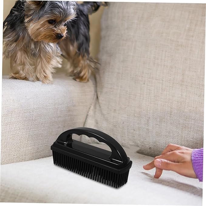 Silicone Pet Hair Defloating Brush for Efficient Cleaning of Beds Sofas Carpets and Car Seats Durable Easy to Clean for Dog and Cat Grooming
