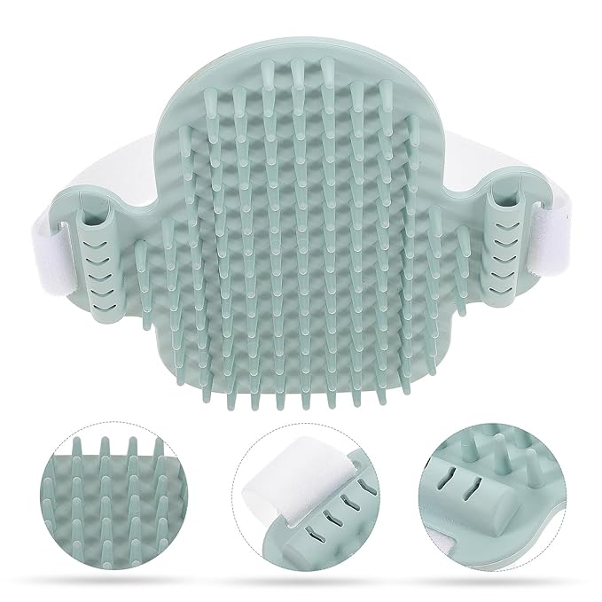 Cat Corner Massage Comb with Rubber Bristles Comfortable Self Grooming Cat Brush for Wall Use Practical Pet Grooming Accessory and Kittens Random Color