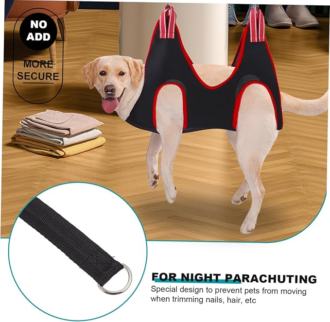 1set Pet Grooming Hammock for Cats and Dogs Ergonomic Design Breathable Material for Nail Trimming and Bathing Random Accessories