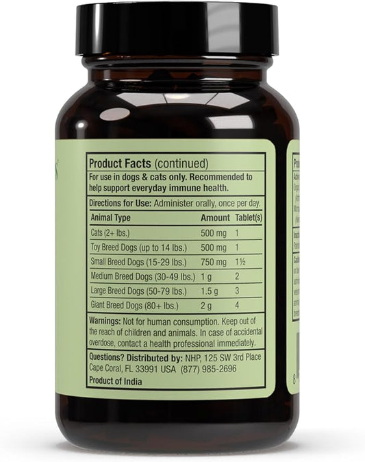 Dr. Mercola SpiruGreen for Cats & Dogs - Antioxidant Support - Spirulina & Astaxanthin - Nutrient-Dense Microalgae Formula - 180 Tablets