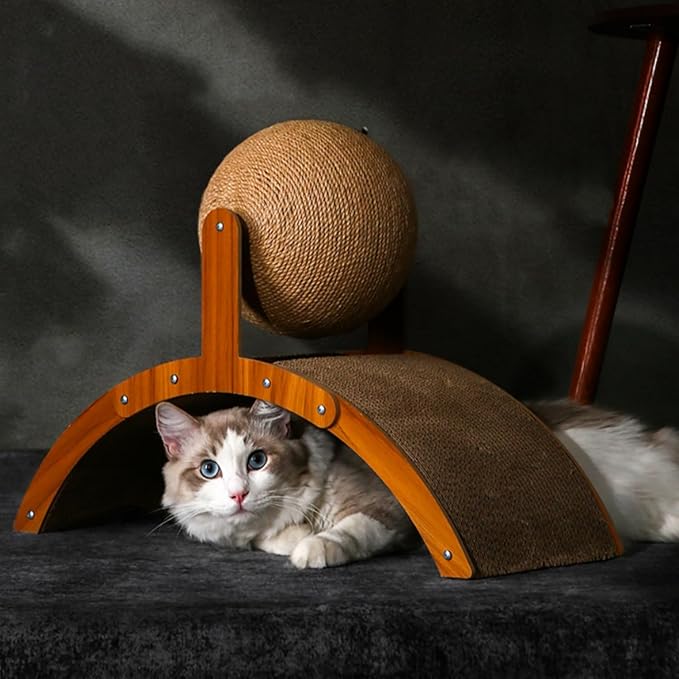 Scratch pad for Cats，cat Scratching Post，Cardboard cat Scratcher，Kitten Scratcher，sisal cat Scratching Board，cat Scratch pad-FANJUN-AMTECH (L)