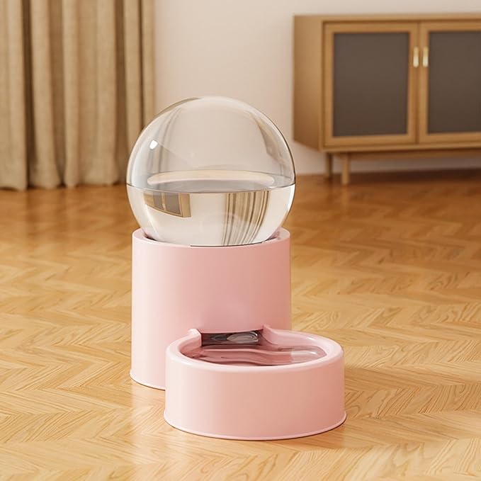 Automatic Pet Feeder - Large Capacity Dog Food, Water Dispenser Bowl Feeding System Reliable Continuous Supply Design for Controlled Portion Support for Puppies and Small to Medium