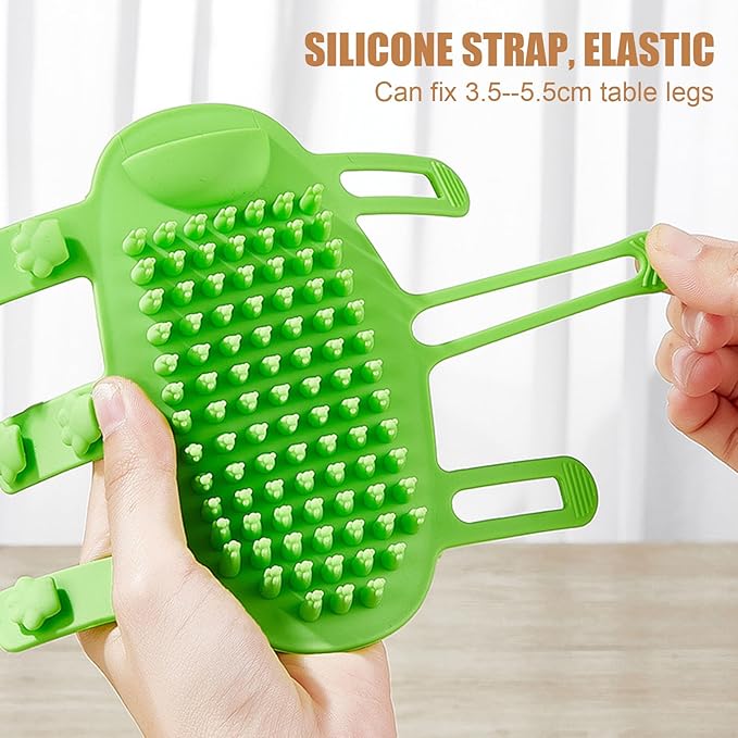 Cat Massager, Wall Corner Groomers Soft Grooming Brush, Soft Cat Corner Scratcher Self Grooming Massage Combs, Cat Self Groomer for Kitten Puppy (green)
