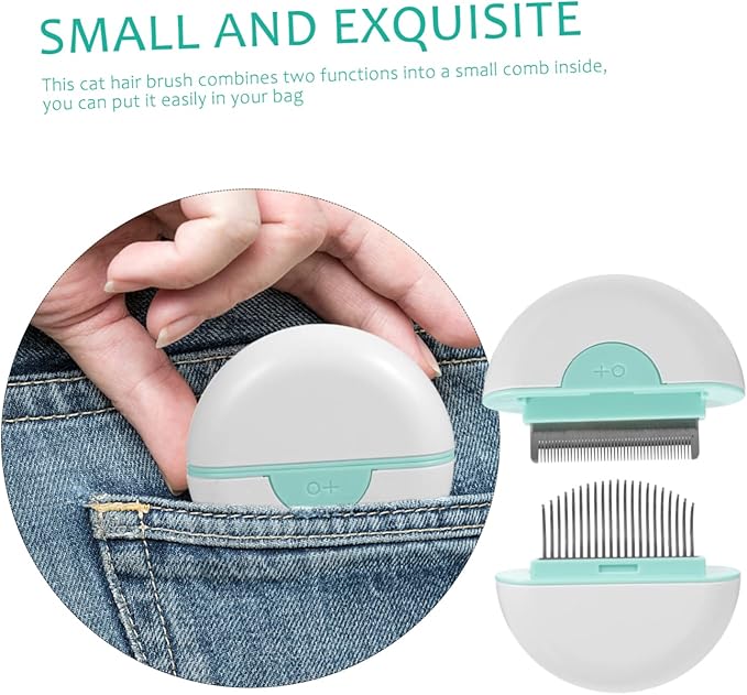 Pet Cat Hair Comb Brush Rake Grooming Stripping Tool Cat Grooming Cleaning Comb for Matted Hair