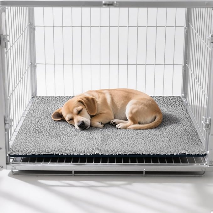 PETLESO Self Warming Cat Bed Mat, 24" x 18" Thermal Cat Pad Small Dog Bed for Indoor Outdoor Pet, Non Electric Self Heating Pet Pad Anti-Slip, Removable, Machine Washable