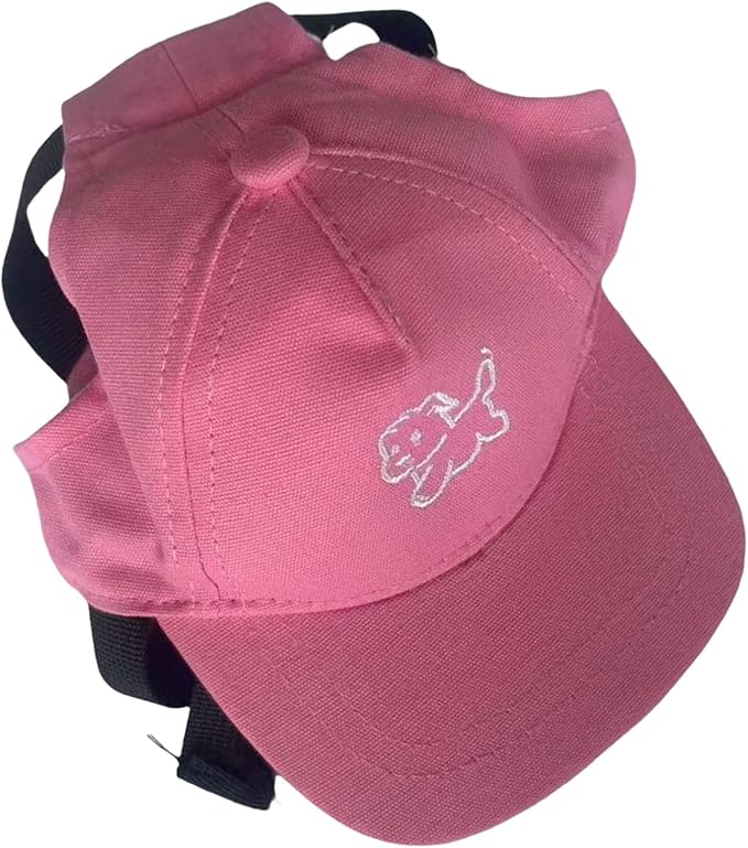 Permeable Cotton Dog Hat with Regulable Strap Sun Protective Baseball Puppies Headwear Pet Supply Pet Sun Protecting
