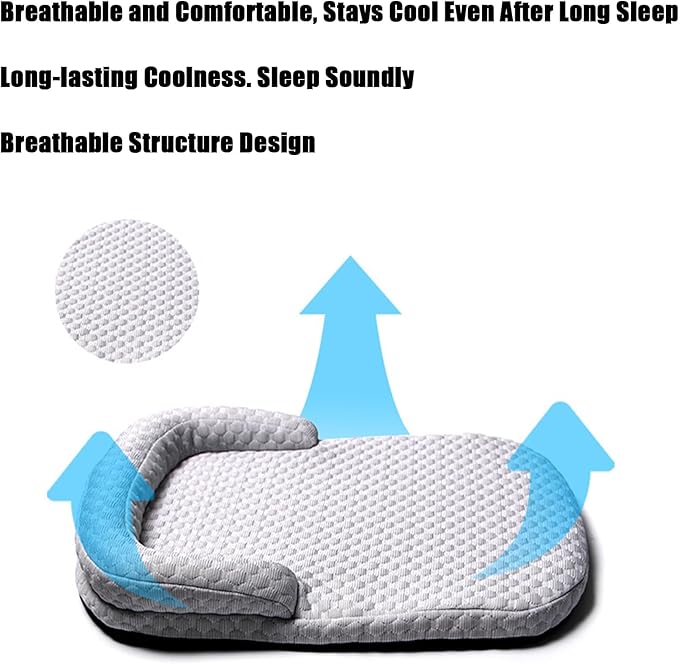 Cooling Pad Dog, Breathable Sleeping Rug, 25.59x19.69x4.72 Inch Soft Self Pet Mat, Comfort Aid with Crate Style, Compact Supply with Sofa Use, Accessories for Small Medium Large Dogs Kitten and Kennel