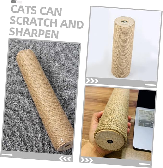 POPETPOP Replacement Rope for Cat Scratch Post Durable Wooden Climbing Frame Accessory