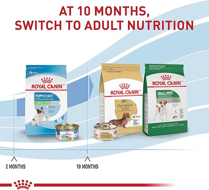 Royal Canin Size Health Nutrition X-Small Puppy Thin Slices in Gravy Dog Food, 3 oz (Pack of 12)