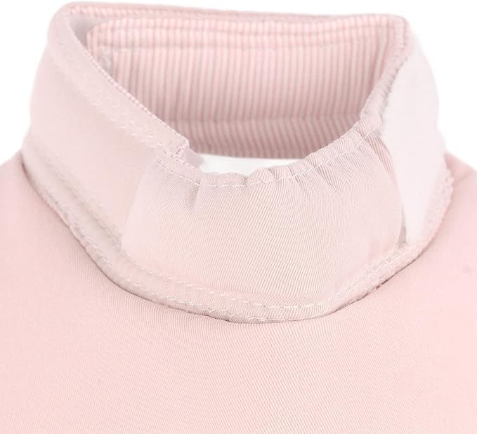 Rengue Soft Adjustable Pet Bib, Bandanas Material, Prevent Licking and Biting, Comfortable for Cats and Dogs, Size M Soft Adjustable Pet Bib, Sponge and Cotton Nan Cat Supplies (Roseate)