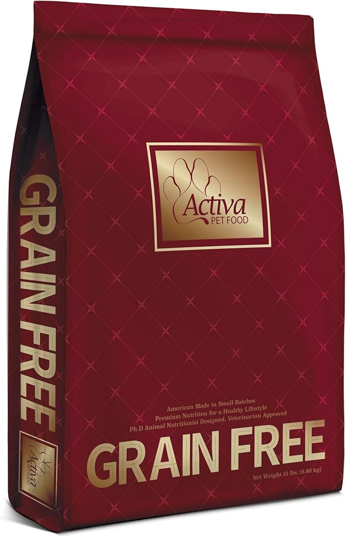 Activa Grain Free Custom Dog Food (15 Pound, No Potato - Meat & Bone)