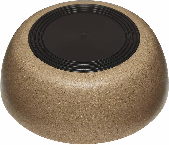 Loving Pets - Dolce Bamboo - Eco-Friendly Pet Bowls & Dishes for Dog, Cats, Puppy Food and Water Bowl -Sustainable and Dishwasher Safe, Made with Real Bamboo (Medium, Coffee-Brown)