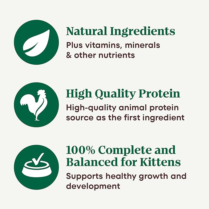 Nutro Perfect Portions Wet Kitten Food Pate Chicken Recipe, Pate Wet Cat Food, 2.6 oz. Twin-Pack Trays, 24 Count, 48 Servings