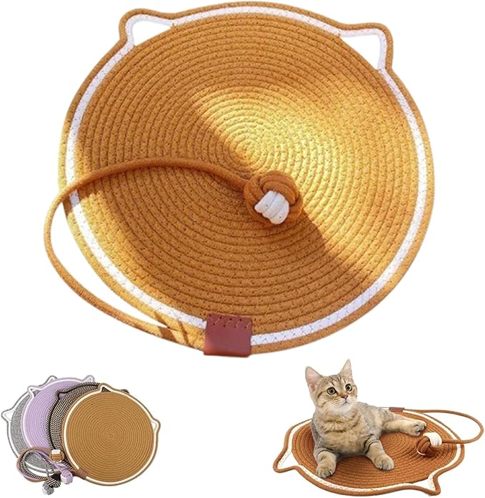 Pets Dual Scratching Pad, Cat Scratch Mats for Indoor Cats, Dual Scratching Pad for Cats, Scratching Pads for Indoor Cat(Brown, 42cm-16IN)