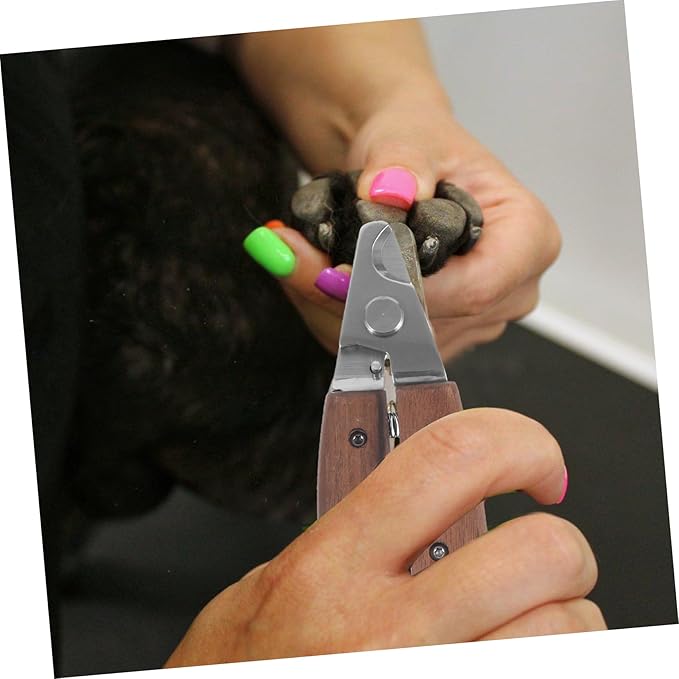 YARNOW Ergonomic Pet Nail Clipper for Cats Dogs Easy Nail Trim Safe Cutting Stainless Steel Pet Grooming Tool