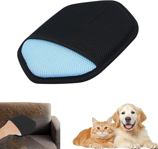 Dog Shedding Gloves - Electrostatic Pet Grooming Mitts,Cat Detangling Gloves | for Sofas Beds Carpets Clothing Couch Bed Sheets Curtains Car Seats