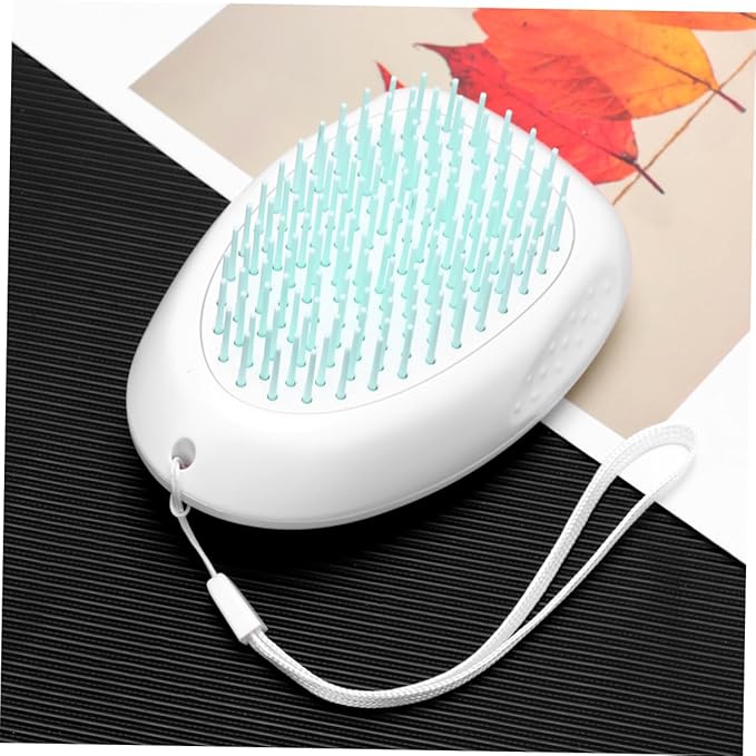 Garneck Pet Grooming Tool for Dogs and Cats Shedding Comb with Comfortable Grip and Lanyard for Easy Hair Removal and Cleaning Hair Brush