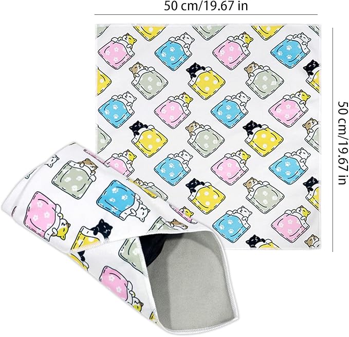 Cat Wrap | Self-Adherent Cat Nail Trimming Restraint Wrap | Anti-Scratch Control Multifunctional Anti-Escape Washing Grooming Indoor Clip Nails Clean Ears Animal Trimming Clipping