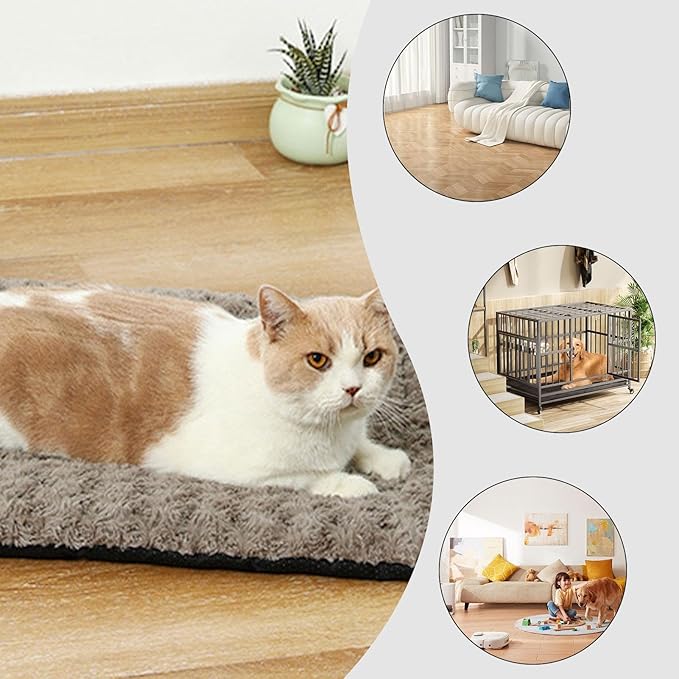 Dog Crate Bed Washable – Premium Functional Lightweight Compact Sturdy Pet, Modern, Cat Supplies, Durable, All Seasons Soft Beds Cats | Multipurpose Outdoor Indoor Utility Versatile