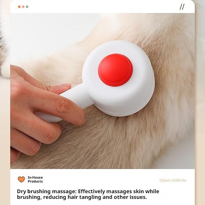 Dog Bath Brush | Cat Bathing Grooming Brush | Pet Spray Hair Removal Comb - for Dogs Cats Puppy Kitten Bath Shower Wash