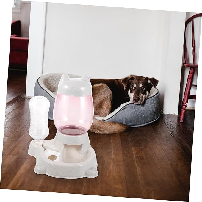 BESPORTBLE Automatic Pet Food Dispenser with High Grade Material Smooth Design for Cats and Pet Supply for Convenient Feeding and Portion Control