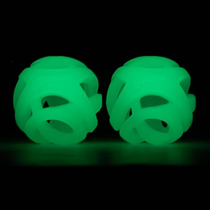 Chuckit! Air Glow Fetch Ball Dog Toy, Small (2 Inch) Pack of 2, for Breeds 0-20 lbs