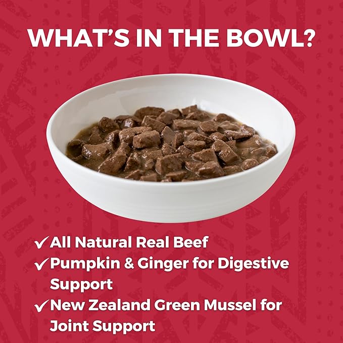 Koha Minimal Ingredient Beef Stew for Dogs, High Protein Limited Ingredient Dog Food, 12.7oz Cans (Case of 12)