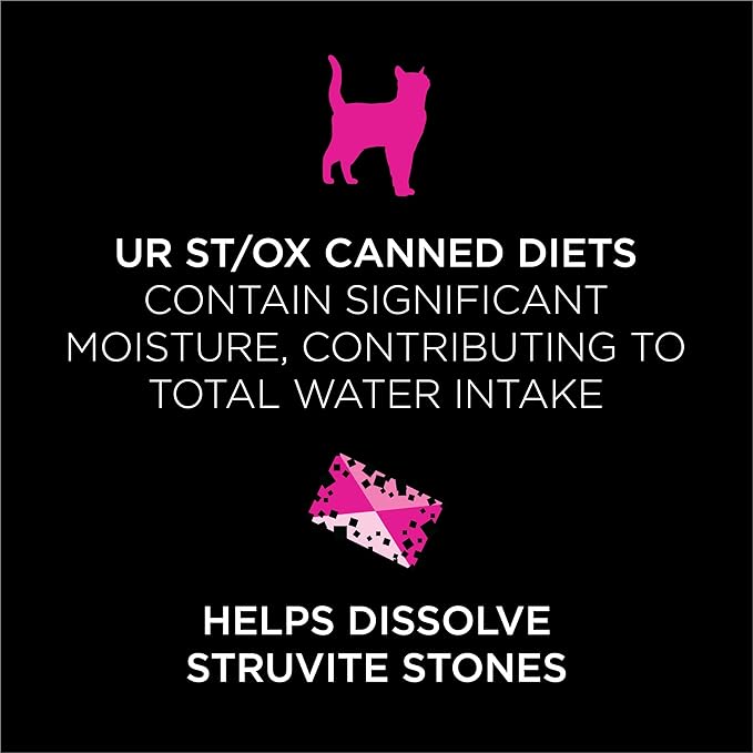 Purina Pro Plan Veterinary Diets UR Urinary St/Ox Savory Selects Feline Formula Salmon Recipe in Sauce Wet Cat Food - (Pack of 24) 5.5 oz. Cans