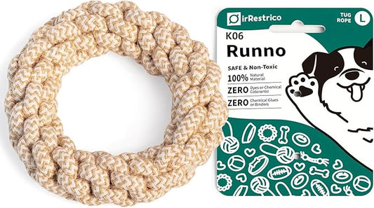 Durable Puppy Chew Toys for Teething, Tough Rope Toys for Small and Medium Dogs, Training Chew Rope, L Size