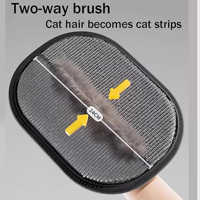 Upgrade Electrostatic Gloves Pet Hair, Reusable Pet Hair Remover Electrostatic Gloves, Pet Hair Remover Mitt with Static Charge for Dogs & Cats, for Furniture, Clothes, Bedding (1PC,A)