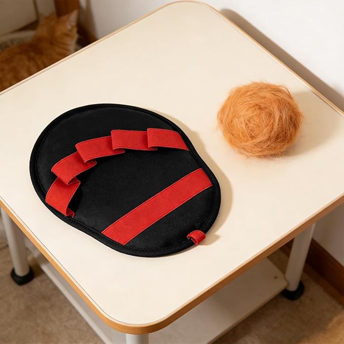 Pet Hair Catcher Gloves: Static Removal Pet Hair Cleaning Glove - ABS Grooming Mitten Reusable for Shedding Bathing & Cleaning Supplies