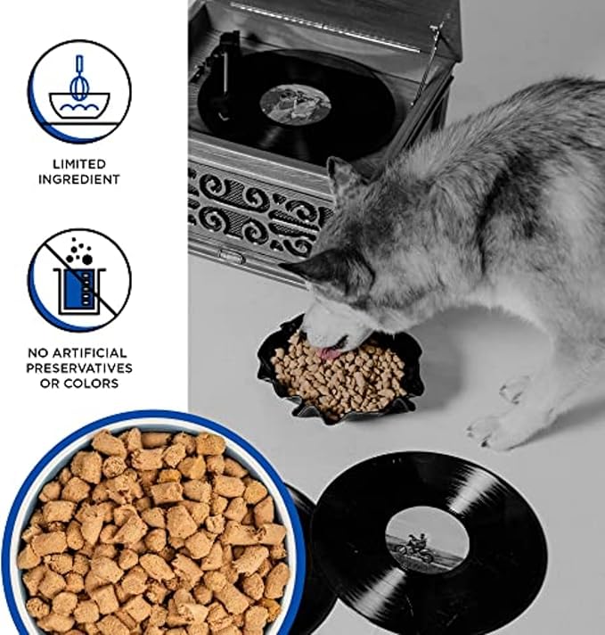 BIXBI Liberty Freeze-Dried Dog Food Topper & Treats, Turkey – 96% Meat & Organs, No Refrigeration – USA Made, 4.5 oz