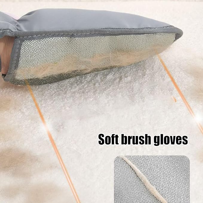 Pet Hair Removal Glove for Cats,Double-Sided Hamster Cleaning Supplies | Dog Grooming Gloves - for Clothes Bedding Sheets Carpets Sofas Mattress Pet Parents Office Car Travel Apartment Living Room
