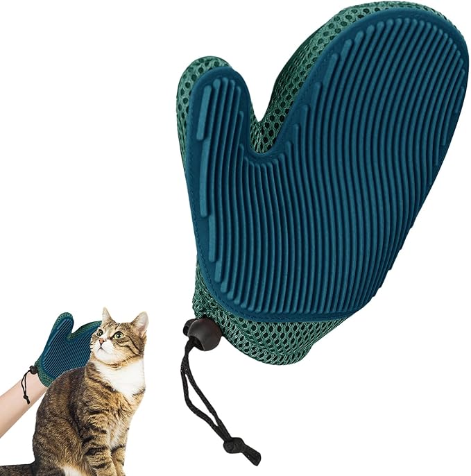 Genérico Pet Grooming Gloves, Cat Hair Removal, Grooming, Skin Remover, Deshedding Brush for Dogs, Kitten Care Accessory, Massage Gloves, Accessory
