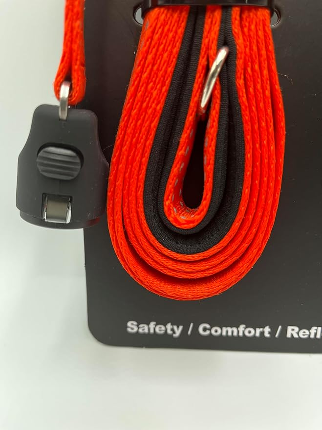 Clickette- Magnetic Quick-Lock Collar & Leash (Orange, Small)