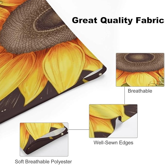 Dog Bandana Spring Pet Scarf Adjustable Triangle You are My Sunshine Sunflower Printing Dog Bib Washable Polyester Puppy Bandana for Small Medium Large Dogs Cat Birthday Party Supplies