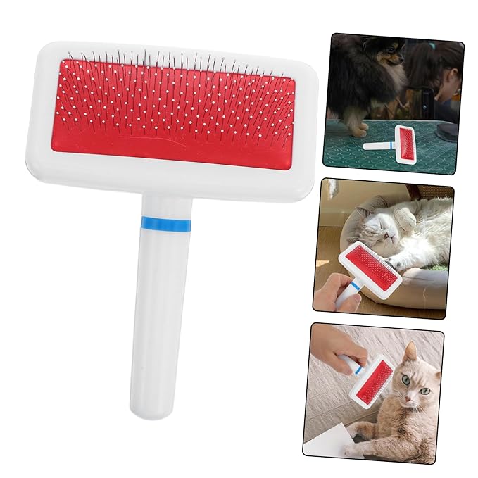Balacoo 5pcs Professional Pet Grooming Comb for Dogs and Cats Skin Friendly Effortless Mat and Tangle Removal for Long Hair Breeds Like Poodles and Doodles