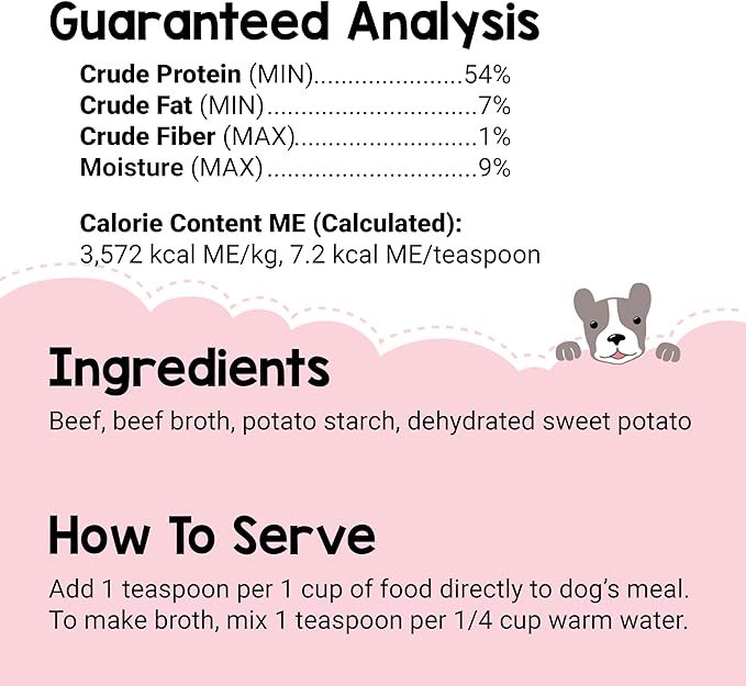 Flavors Food Topper for Dogs, Red Meat Recipe, 6-Ounce, Pack of 2