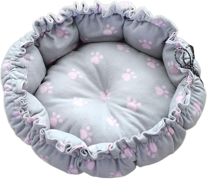 Windproof Warm Pet Bed House Drawstring Design Washable Soft Cushions Kennel for Small Dogs Cats Pet Supplies Dog Sleeping Outside Dog Sleeping Indoor