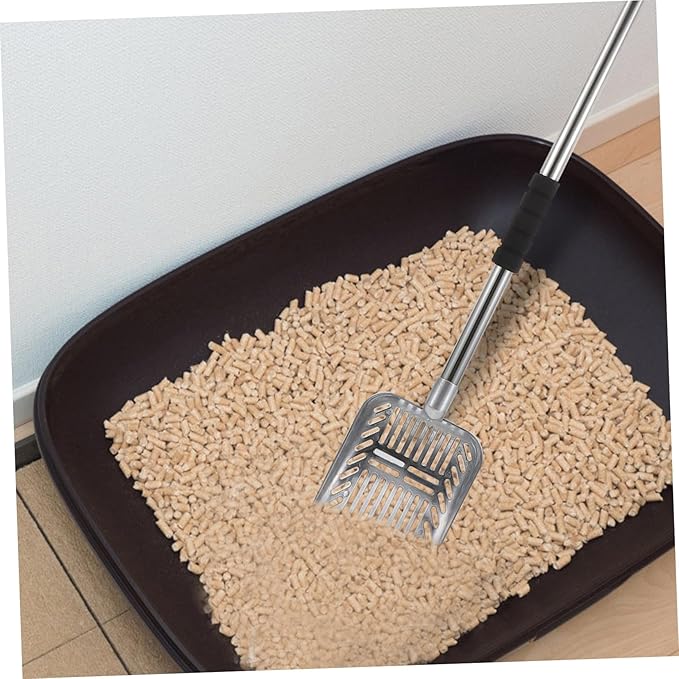 YARNOW Detachable Handle Cat Litter Scoop Tool for Cleaning Ergonomic Design Keeps Hands Compact and Space-Saving Cat Waste