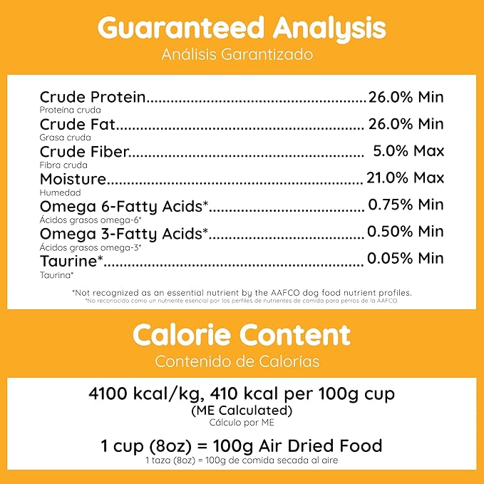 Café Nara Air Dried Dog Food, Chicken Recipe, Complete Meal, Food Topper, or Treat, Made in USA for All Breeds and Ages, 1 lb (16 oz) Bag