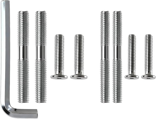 Cat Scratching Post Replacement Screws Set, M10 and M8 Bolt, Cat Tree Replacement Parts Threaded Bolt Screws with Allen Wrench, Not Include Cat Scratching Post