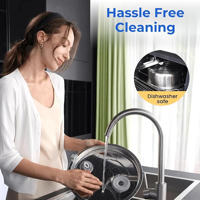 Dog Water Fountain, 4L/7L The Doggy Fountain, Stainless Steel Dog Water Fountain, Whisper Quiet & Easy to Clean & Multi-Filtration (Type B + 2 Filters, 3.2L/112oz)