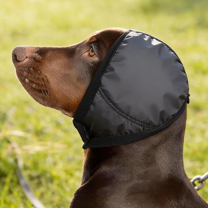 Dog Ear Covers Earmuffs Hearing Protections for Pet Ear Wrap for Grooming Bathing Blowing Drying Supplies
