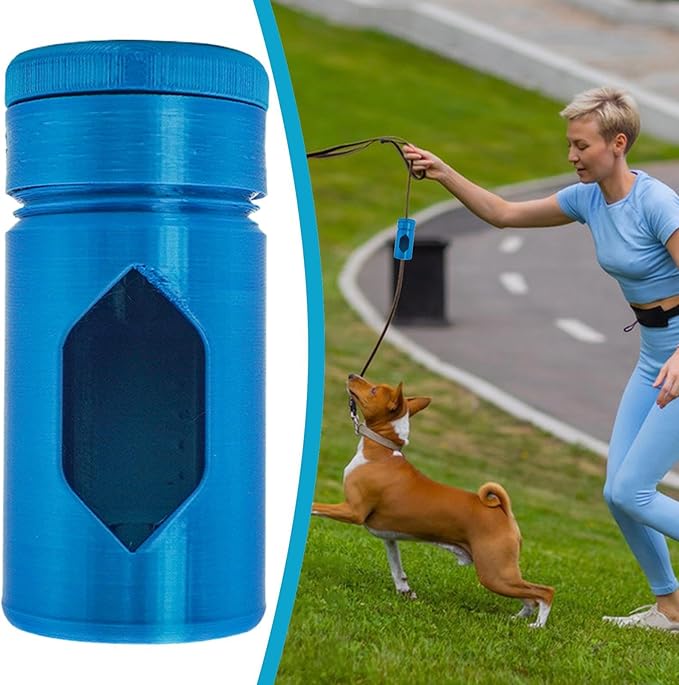 Dog Poop Bag Dispenser | Portable Outdoor Pet Supplies | Dog Trash Bag Dispenser | for Courtyard Beach Park Sidewalk Pavement Hiking Backpacking Camping Picnic